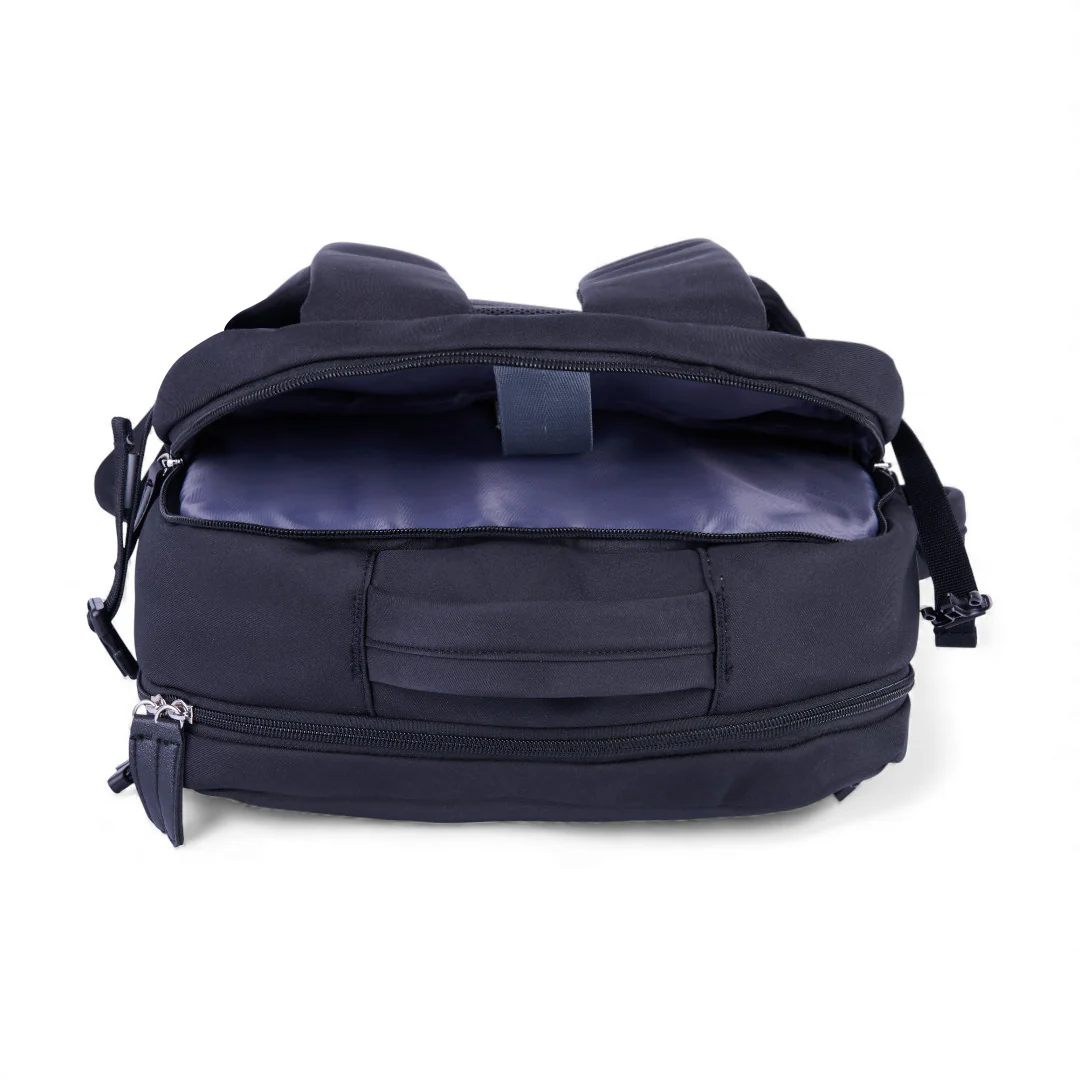 MOCHILA TEXTIL COLOR NEGRO 83702 - Image 8