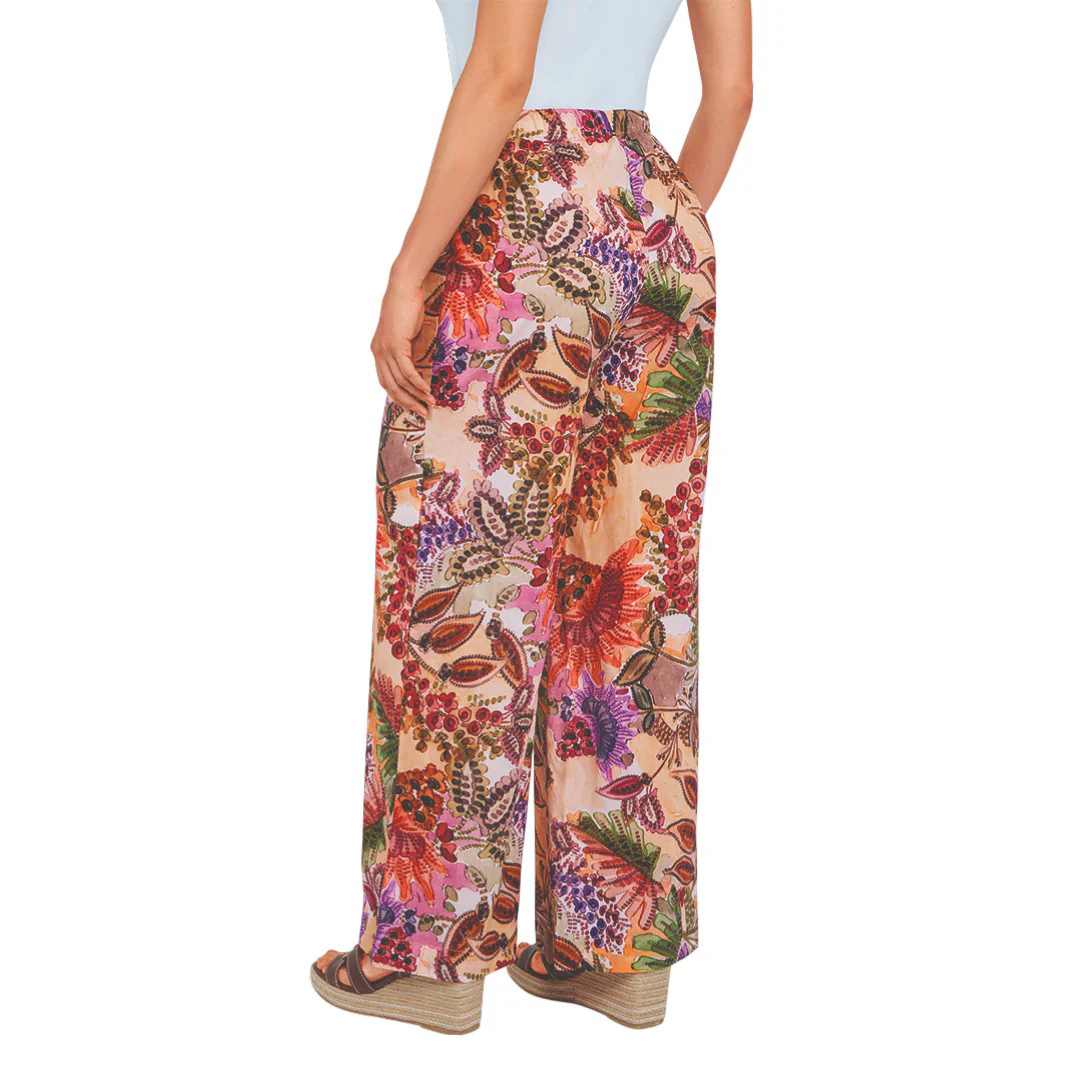 PANTALÓN AMPLIO ESTAMPADO MULTICOLOR 93539 - Image 3