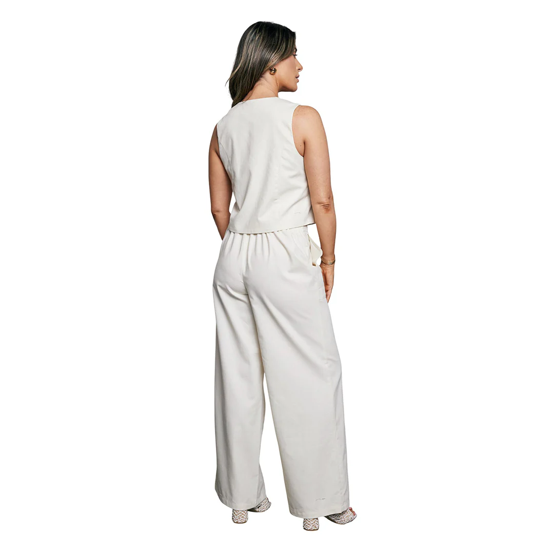 PANTALÓN BEIGE RECTO 99498
