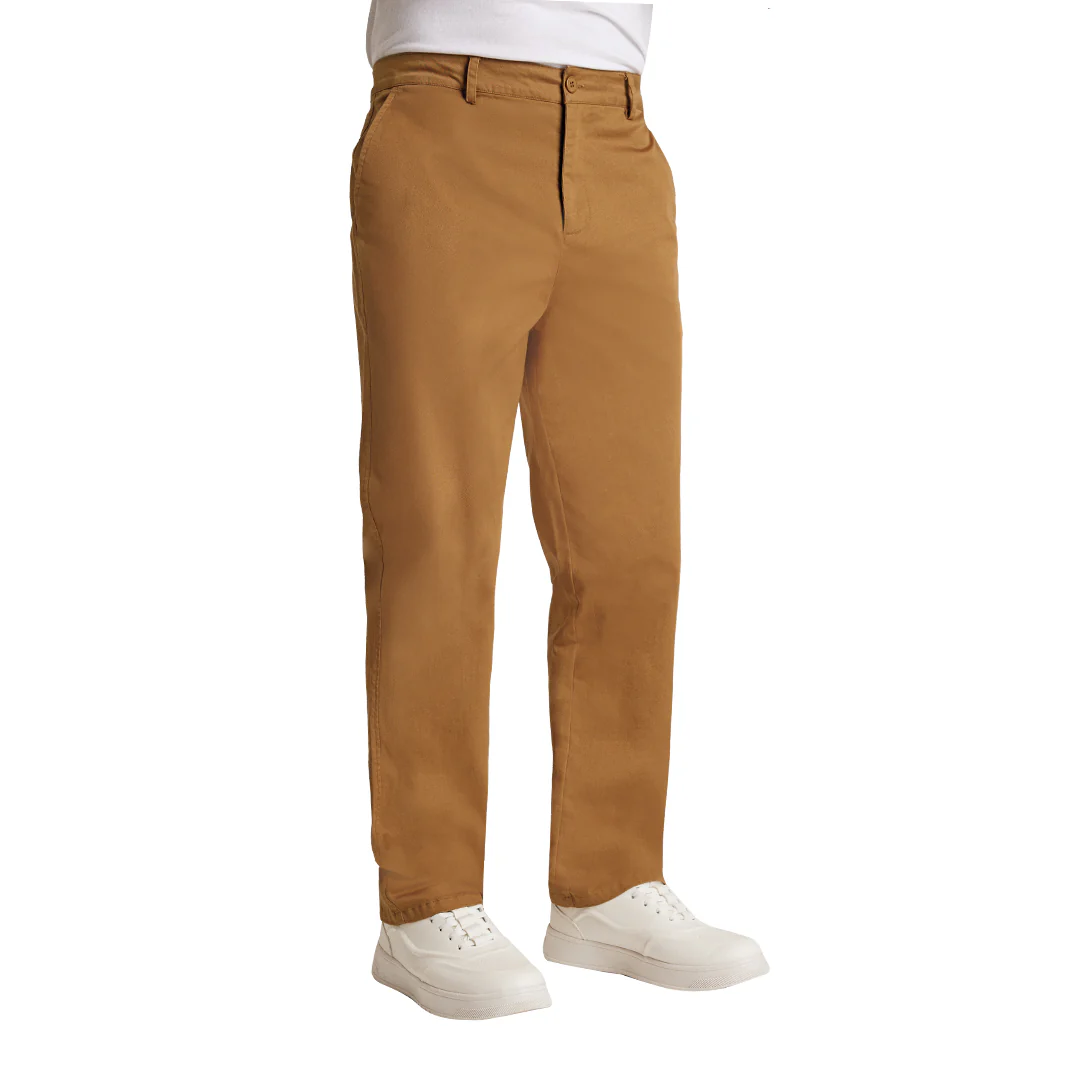 PANTALÓN CAFÉ GABARDINA 92134