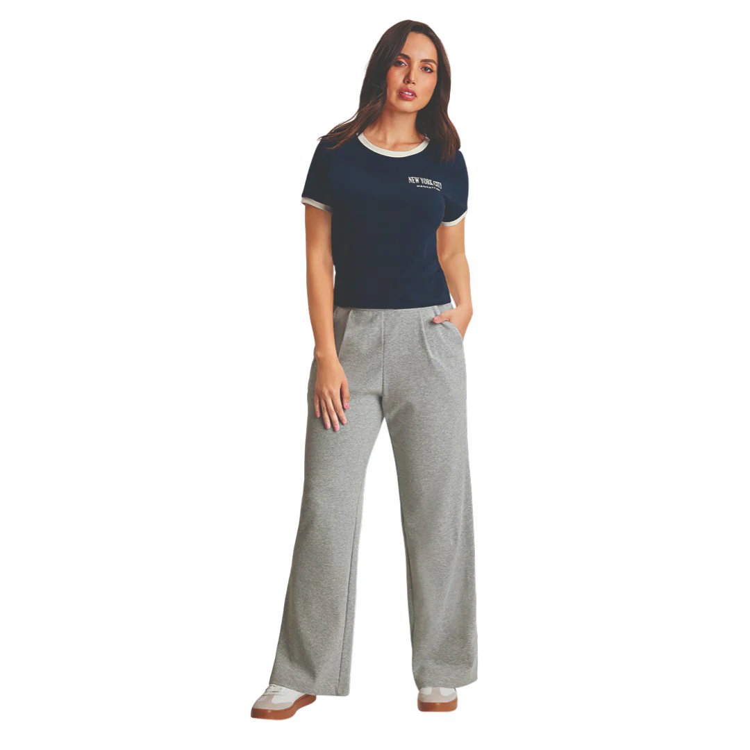 PANTALÓN GRIS TIPO PANTS 92086