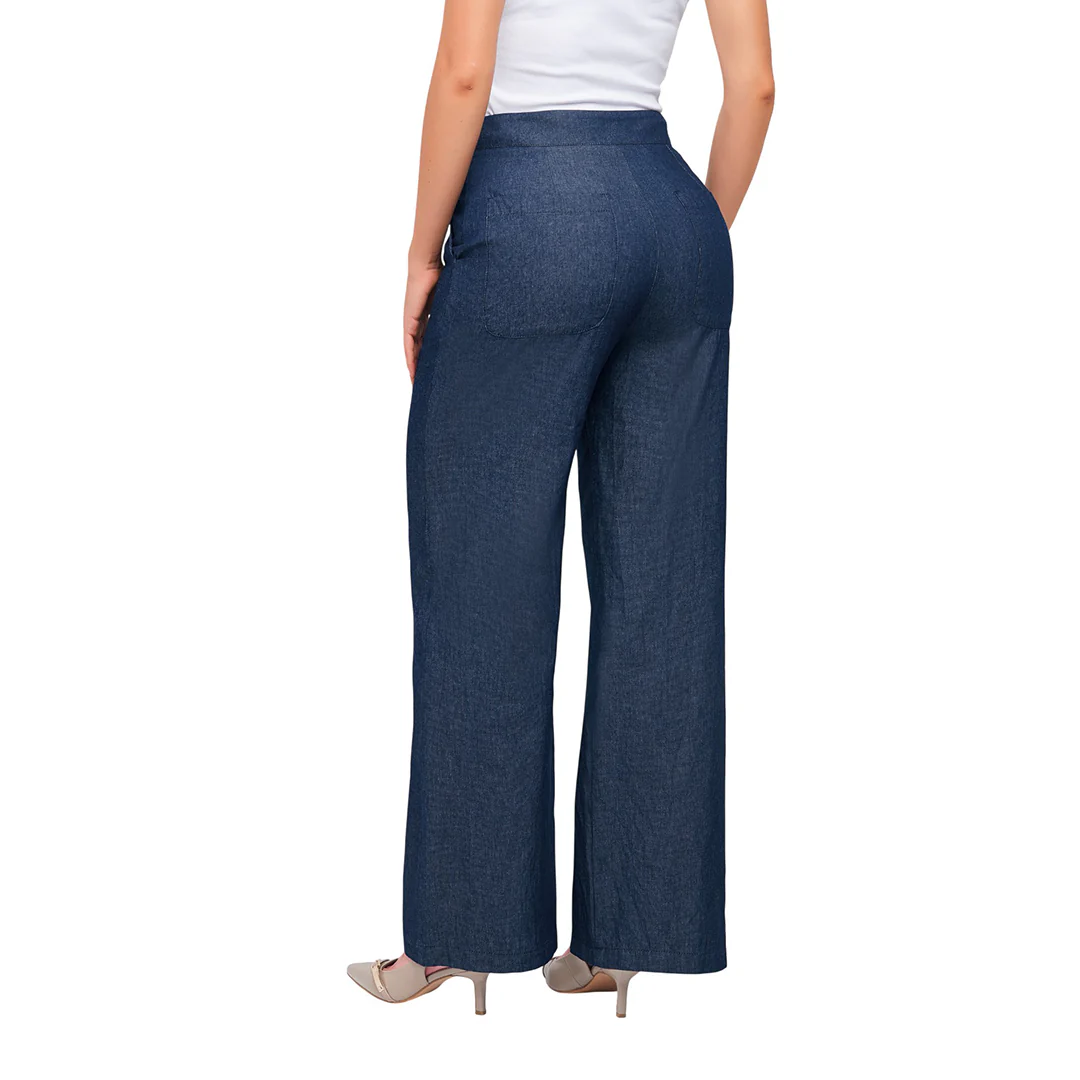 PANTALÓN MEZCLILLA DELGADA ÍNDIGO 30089 - Image 2