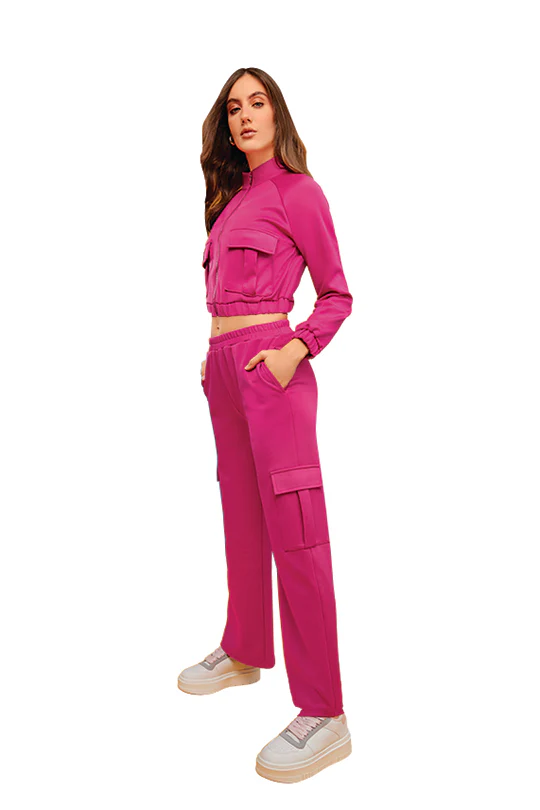 PANTALÓN ROSA TIPO NEOPRENO 91020