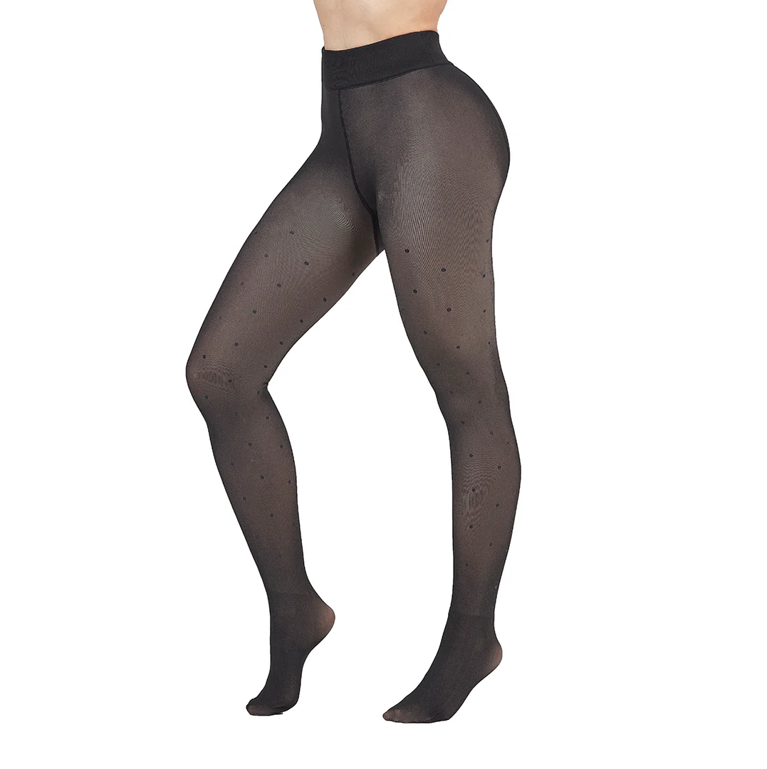 PANTIMEDIAS EFECTO PIEL CON LUNARES MUJER 97746