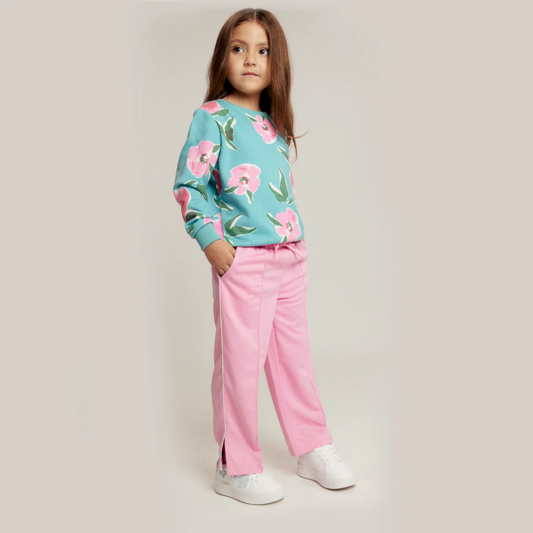 PANTS ROSA CON CINTURA ELÁSTICA 92070 - Image 3