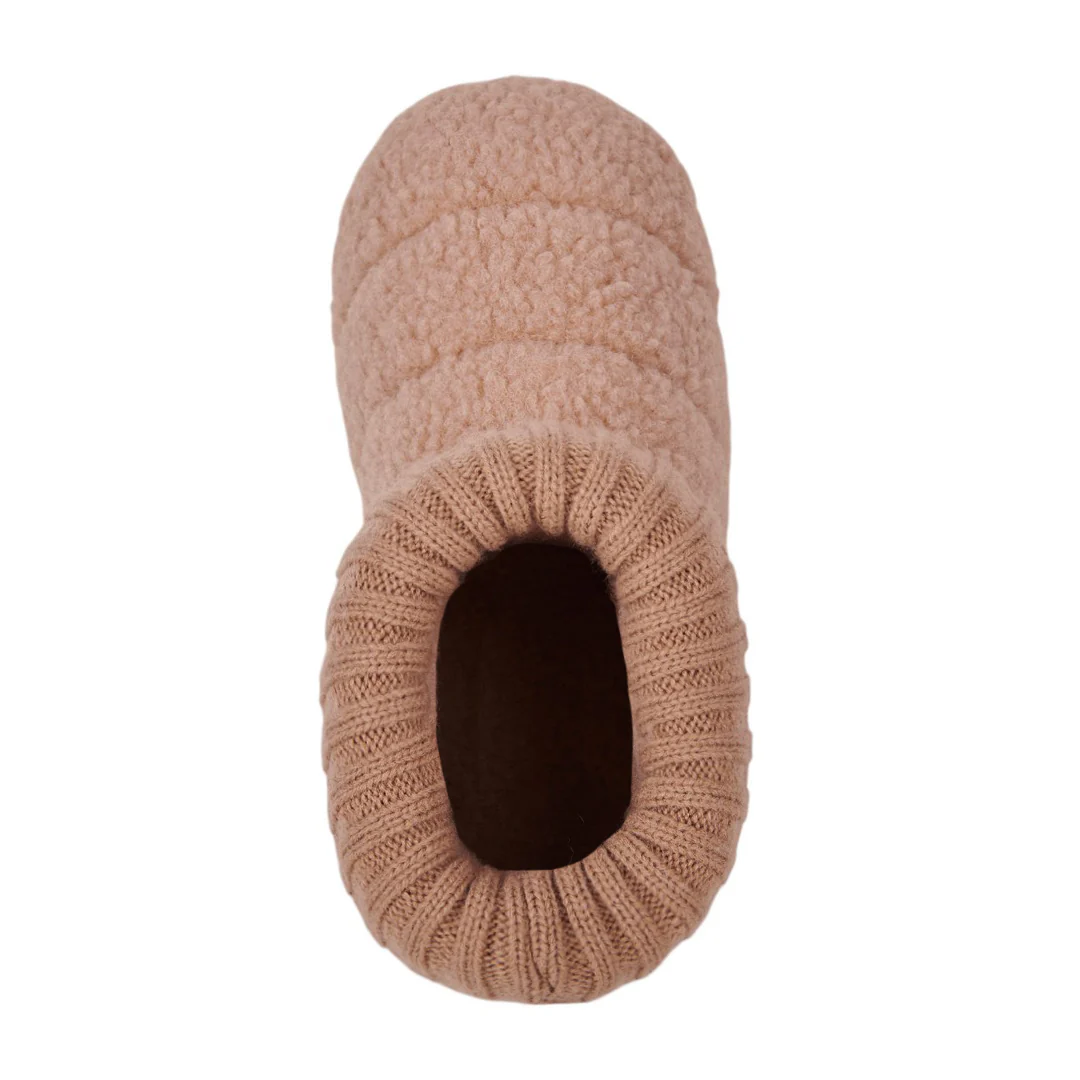 PANTUFLA ABOTINADA AFELPADA CAFÉ 70342 - Image 4