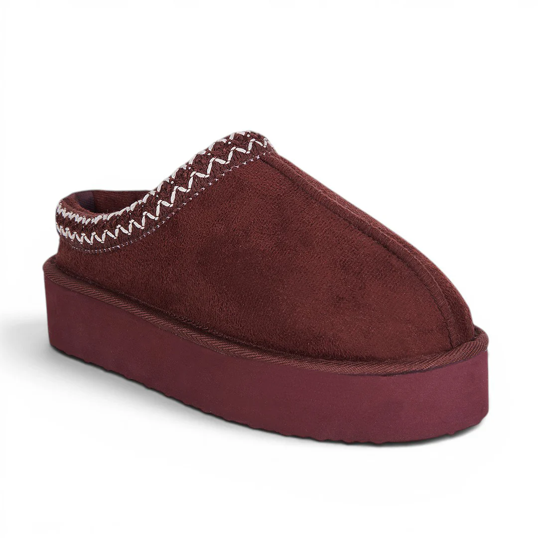 PANTUFLA CON PELUCHE CAFÉ 71430