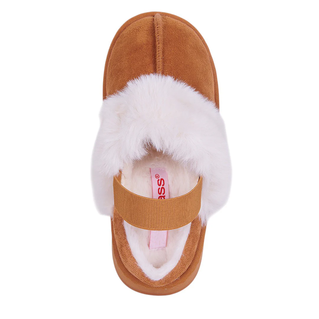 PANTUFLA CON PELUCHE MIEL 71419 - Image 5