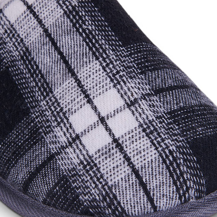 PANTUFLA TEXTIL CUADROS NEGRO 71486 - Image 6