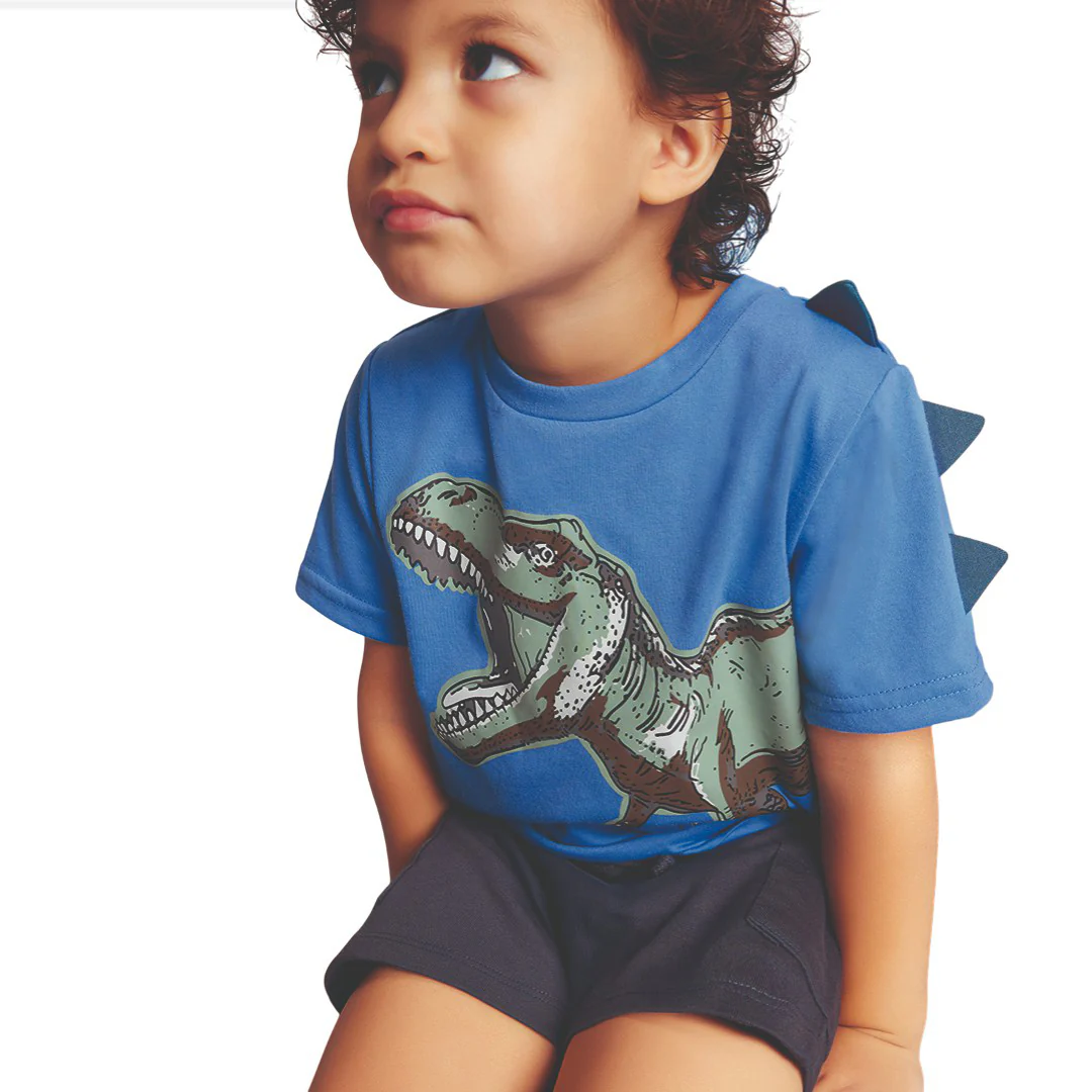 PLAYERA AZUL DE DINOSAURIO 92079