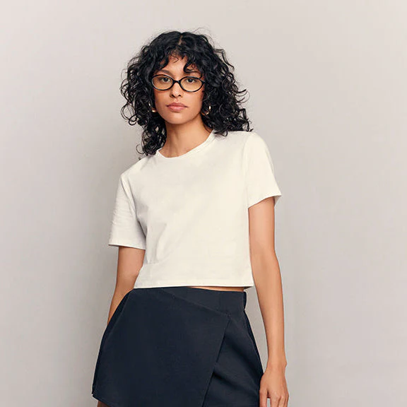 PLAYERA BÁSICA MANGA CORTA IVORY 50321