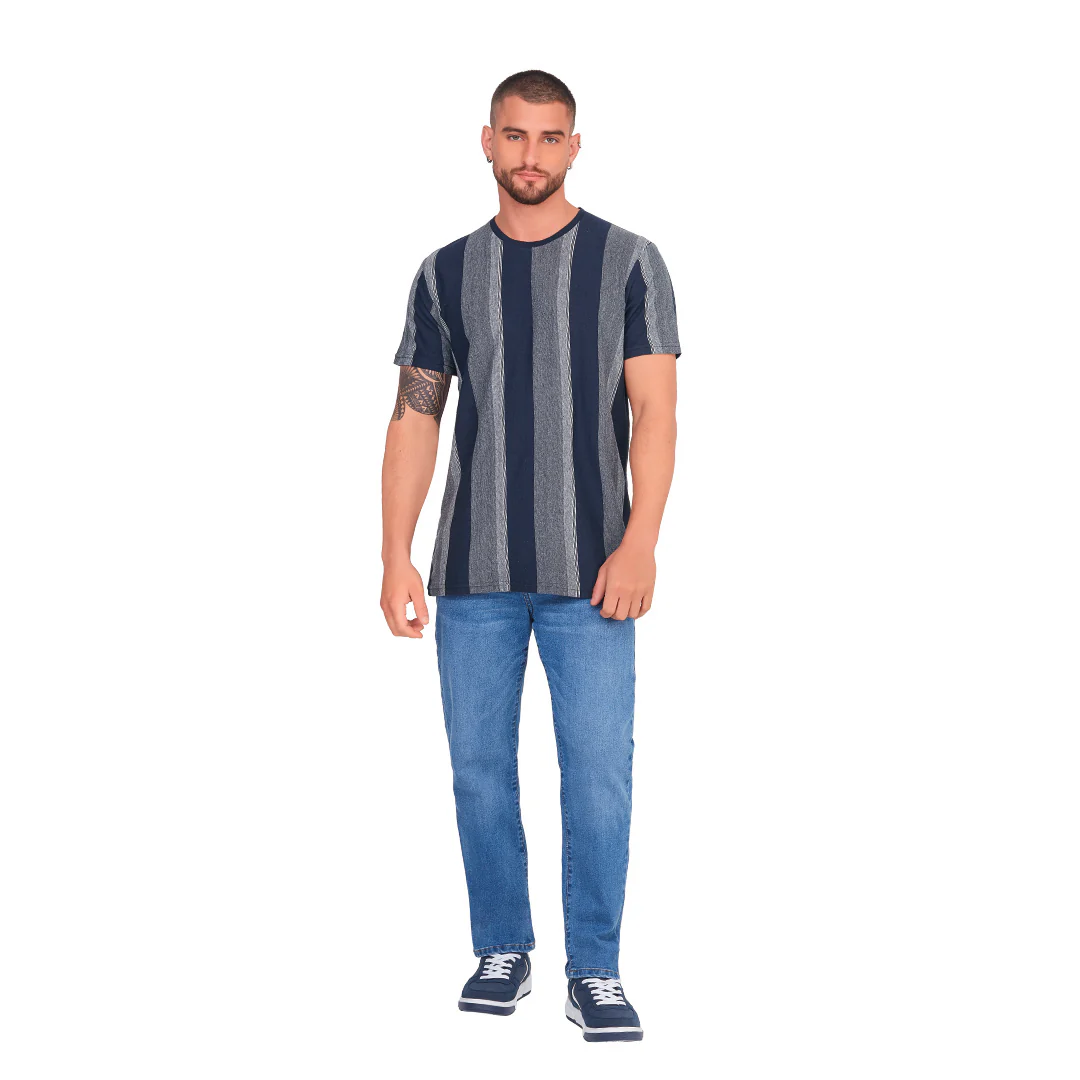 PLAYERA DE RAYAS MANGA CORTA 36171
