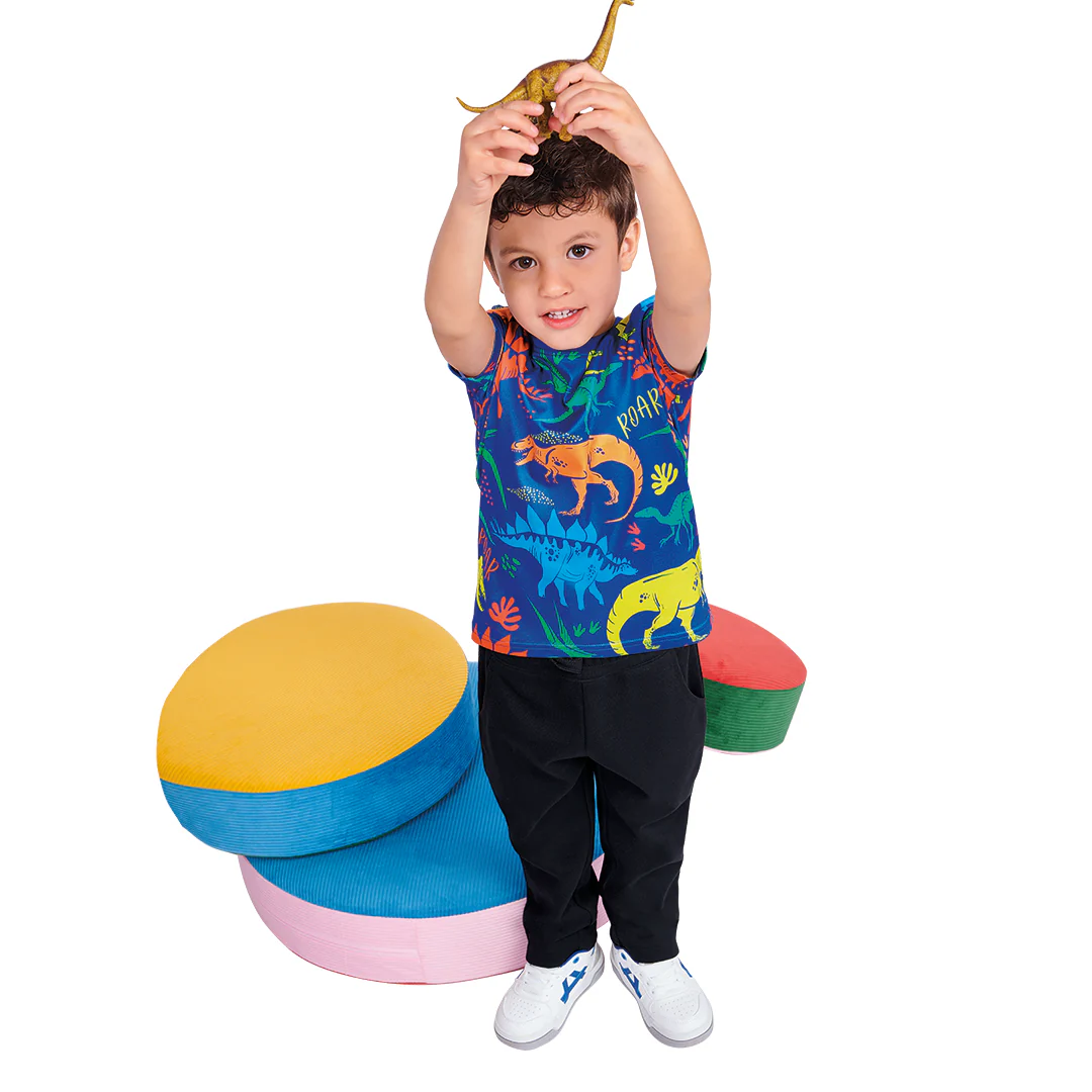 PLAYERA ESTAMPADO DINOSAURIOS MULTICOLOR 92162