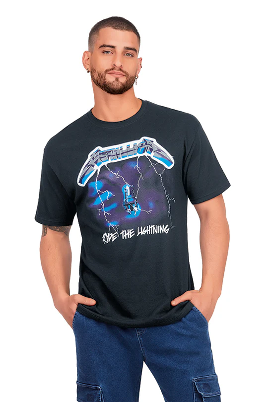 PLAYERA NEGRO CON ESTAMPADO 64448
