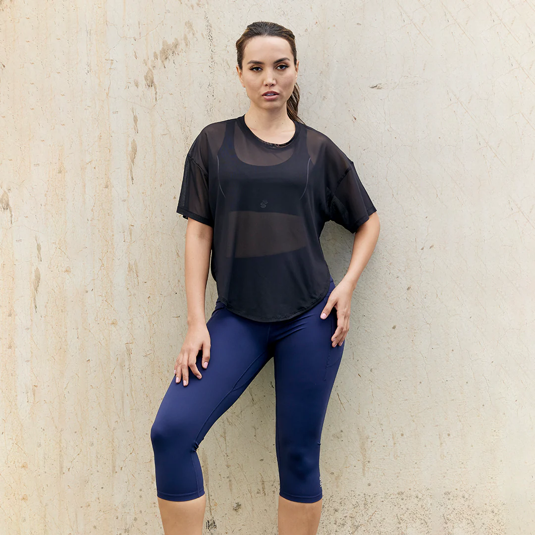 PLAYERA SUPERSPORT TELA LIGERA NEGRO 32866 - Image 3