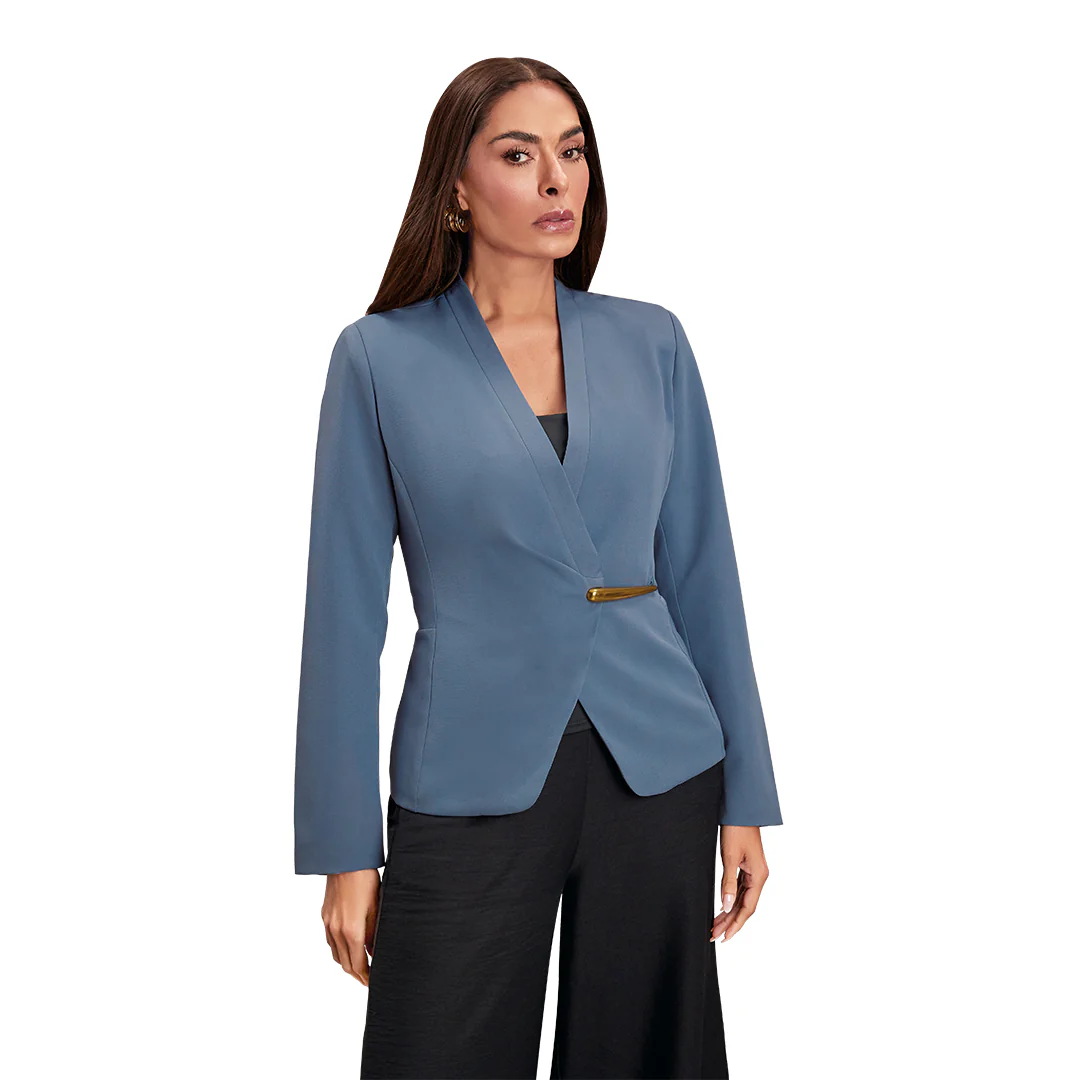 SACO AZUL CRUZADO 91146