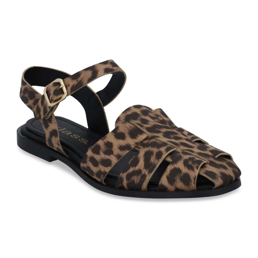 SANDALIA CASUAL ANIMAL PRINT 12605