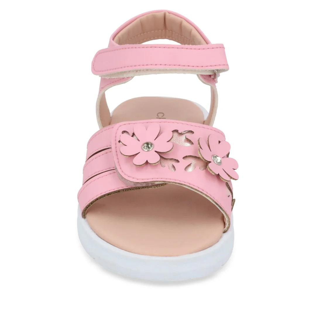SANDALIA CASUAL BLANCO Y ROSA CON ADORNO DUO 696 - Image 11
