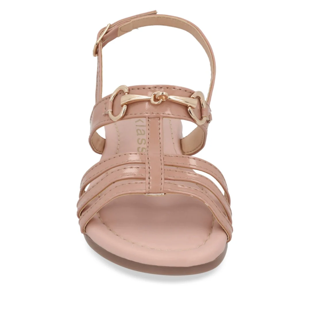 SANDALIA CASUAL BLANCO Y ROSA CON ADORNO DUO 725 - Image 11