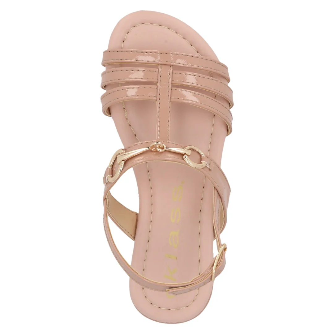 SANDALIA CASUAL BLANCO Y ROSA CON ADORNO DUO 725 - Image 12