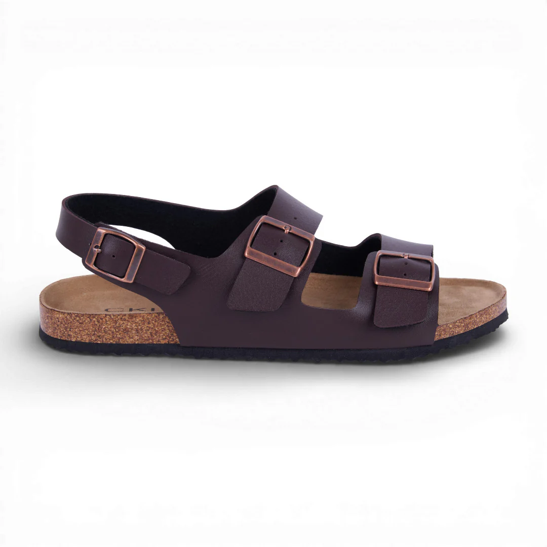 SANDALIA CASUAL HEBILLA CAFÉ 71487 - Image 2