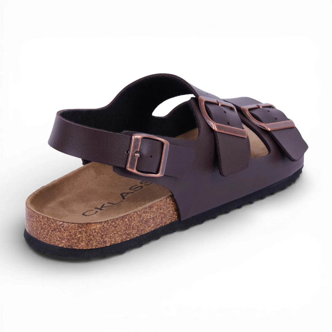 SANDALIA CASUAL HEBILLA CAFÉ 71487 - Image 3