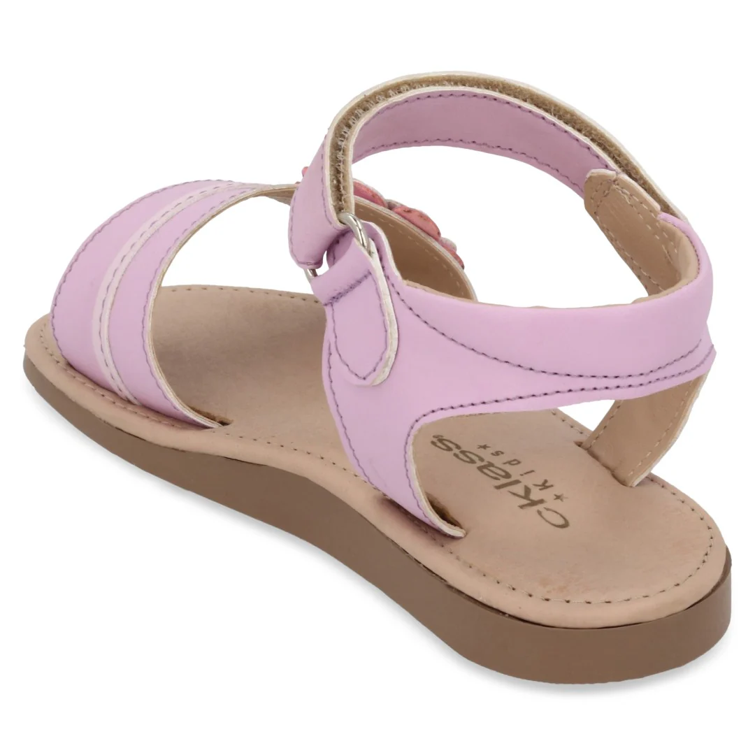 SANDALIA CASUAL LILA Y MARINO CON ADORNO DUO 691 - Image 4