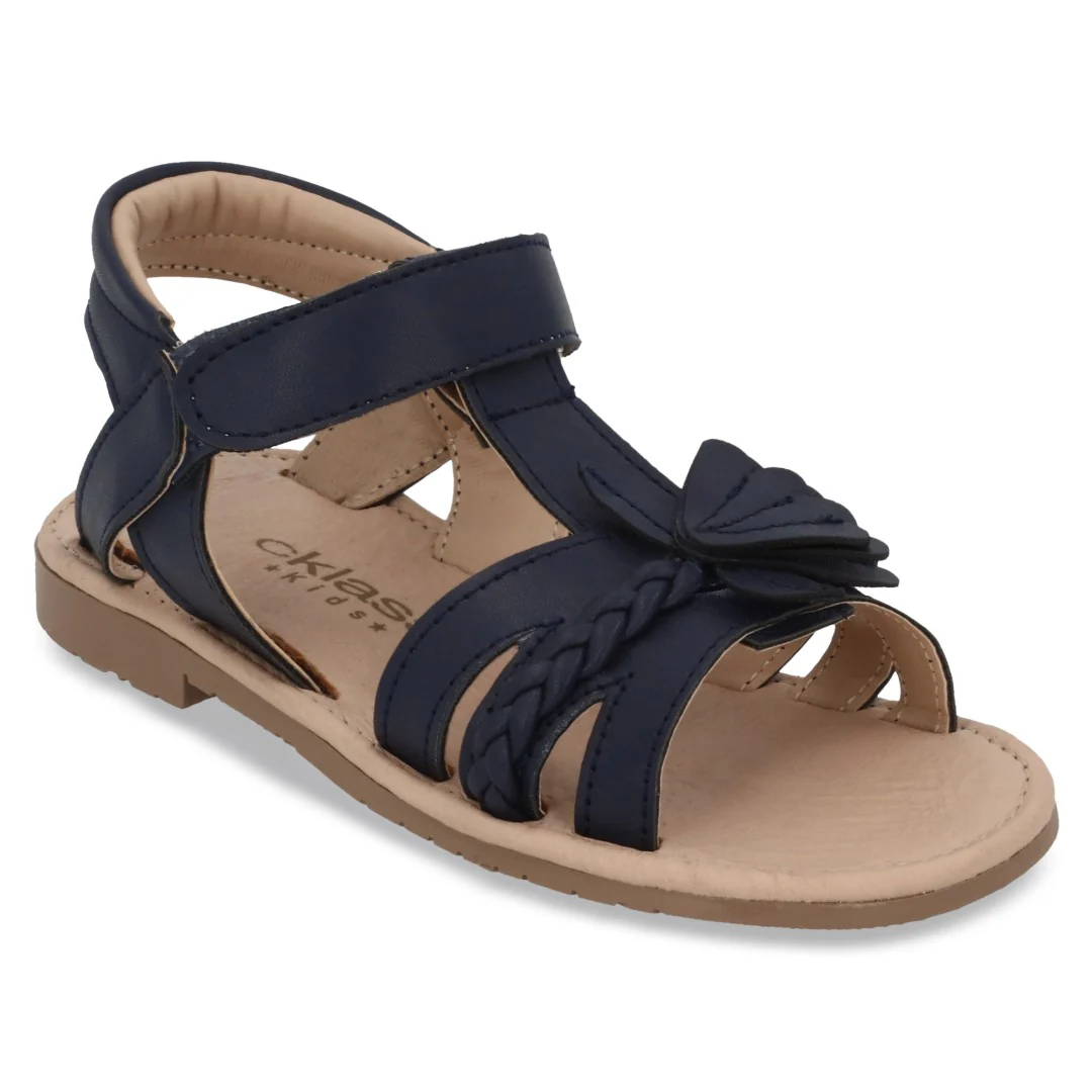 SANDALIA CASUAL LILA Y MARINO CON ADORNO DUO 691 - Image 8