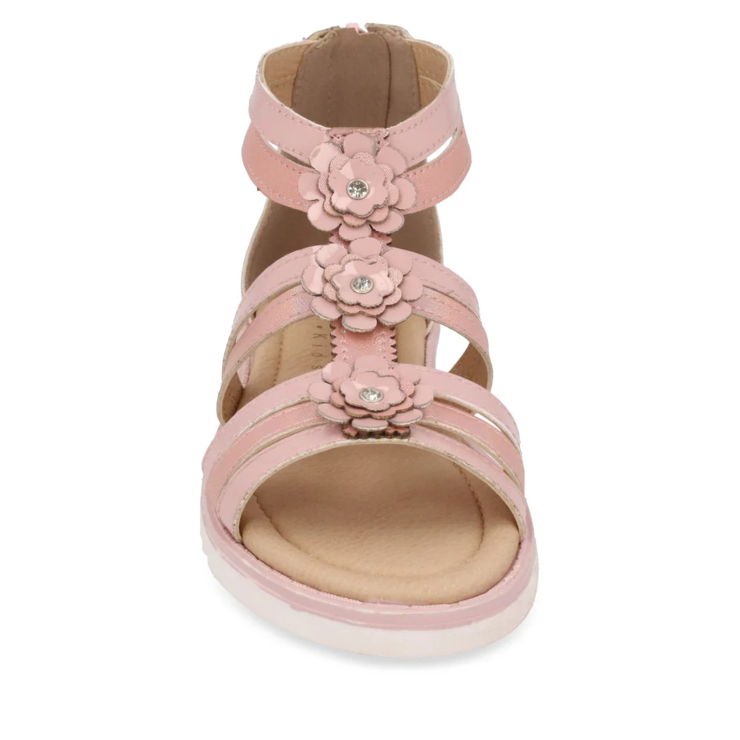 SANDALIA CASUAL ORO Y ROSA CON ADORNO DUO 726 - Image 11