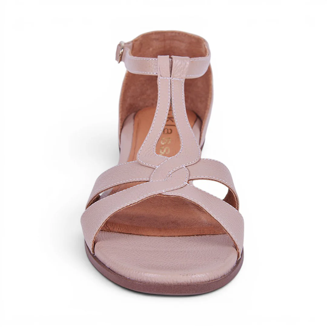 SANDALIA CONFORT DE TIRAS BEIGE 27820 - Image 3
