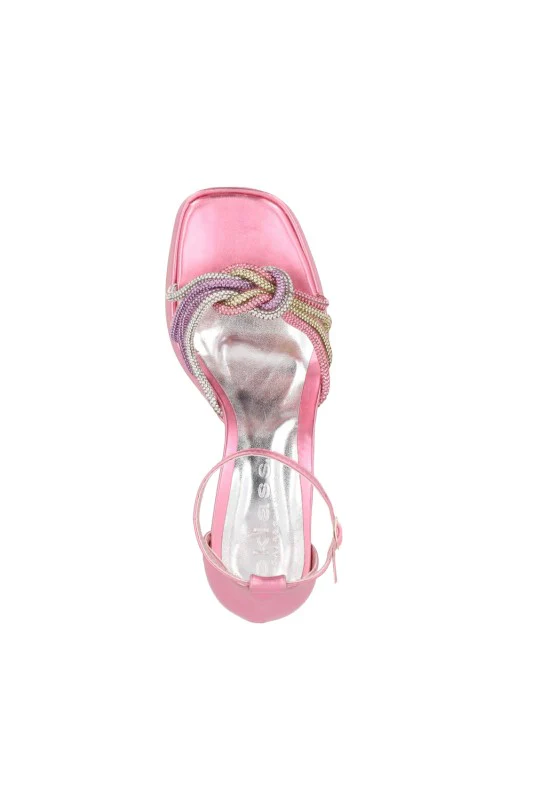 SANDALIA DE MEDIA PLATAFORMA ROSA 19608 - Image 4