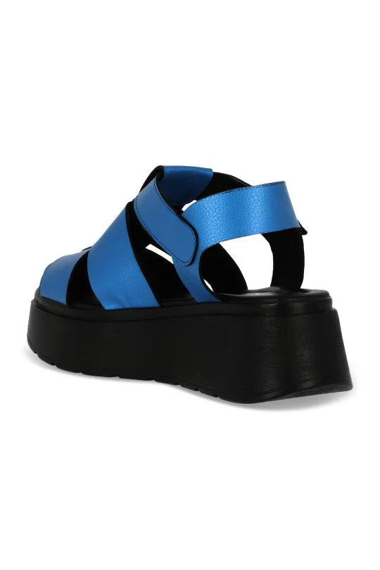 SANDALIA DE PISO AZUL CON CONTACTEL 26688 - Image 3