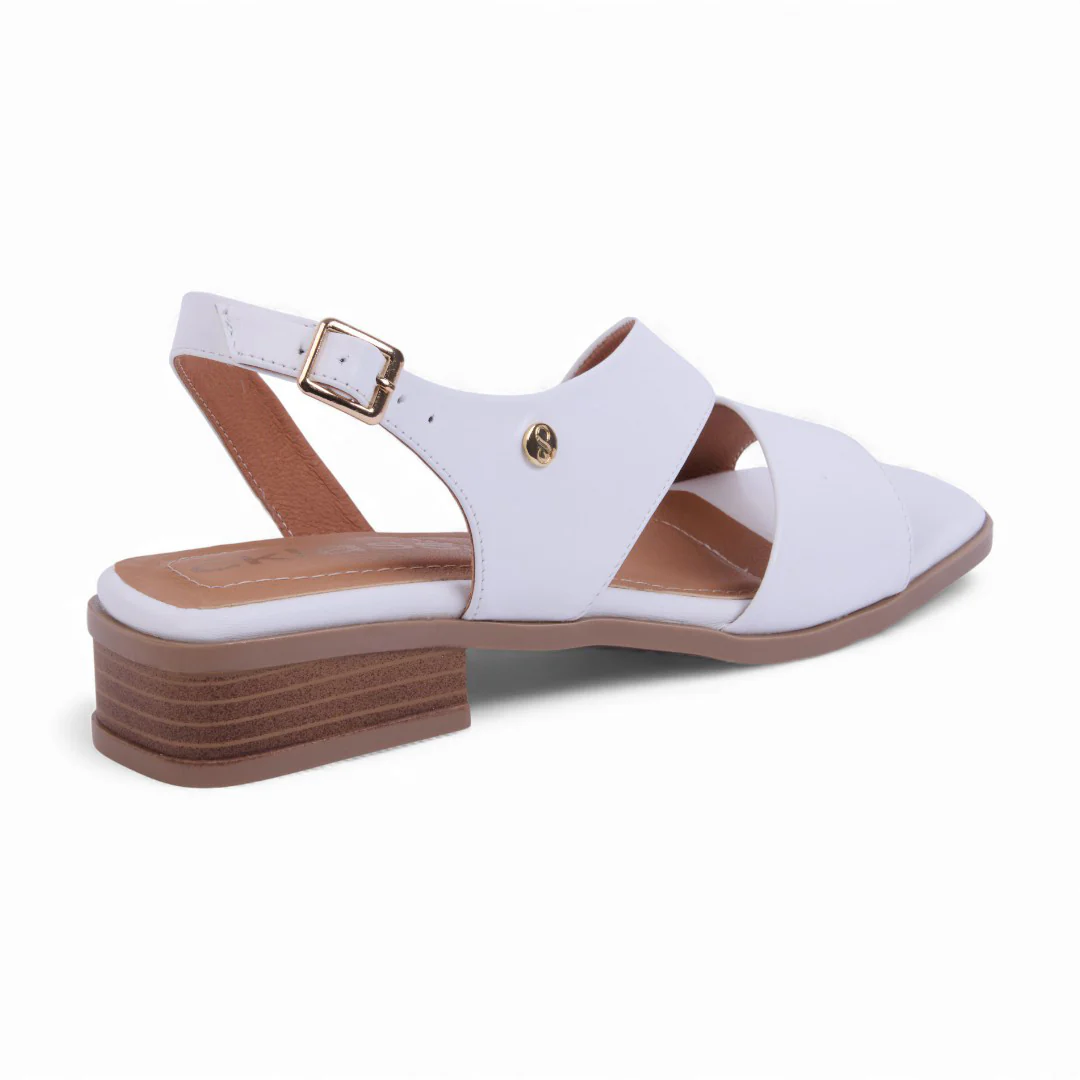SANDALIA DE PISO BLANCO TIRAS 72436 - Image 3