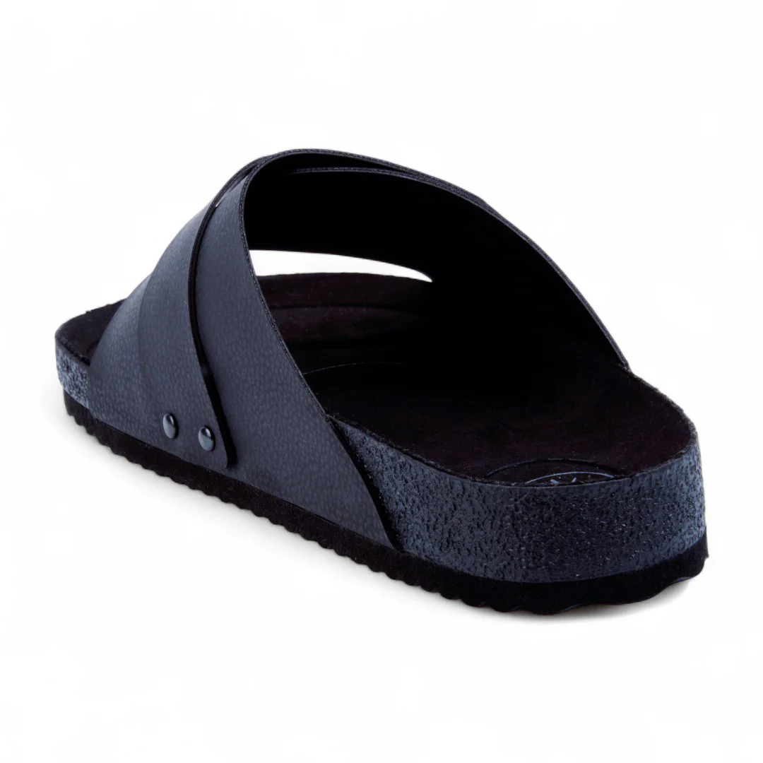 SANDALIA DE PISO NEGRO SINTÉTICO 56716 - Image 4