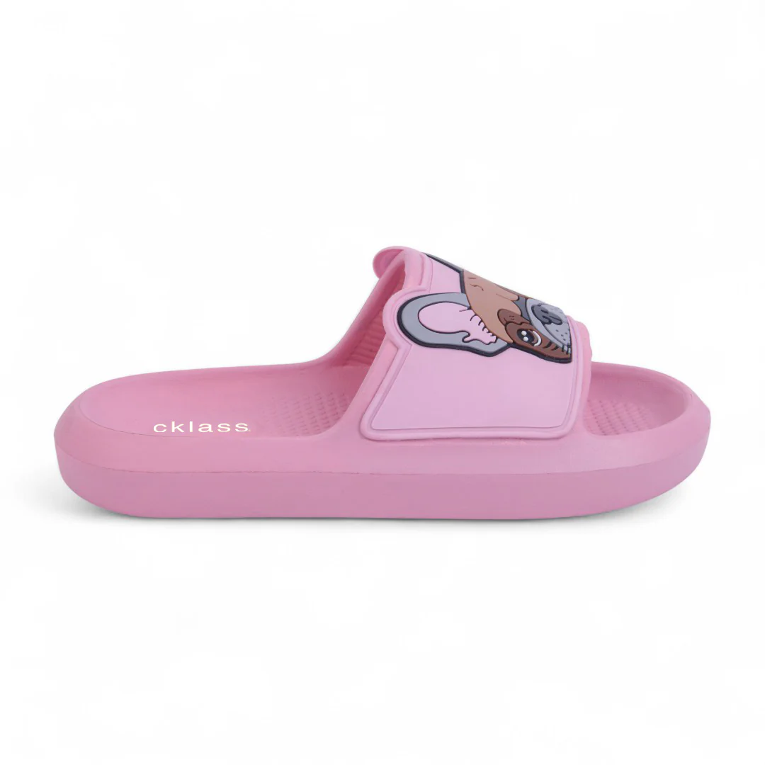 SANDALIA DE PISO ROSA CON ADORNO DE PERRITO 03489 - Image 2
