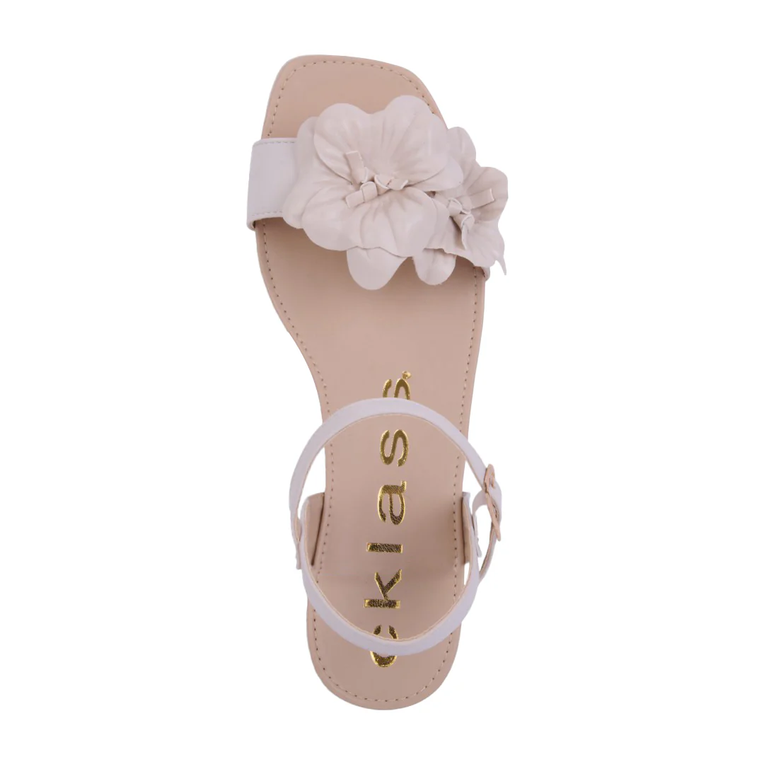 SANDALIA DE PLATAFORMA IVORY FLORES 10630 - Image 5