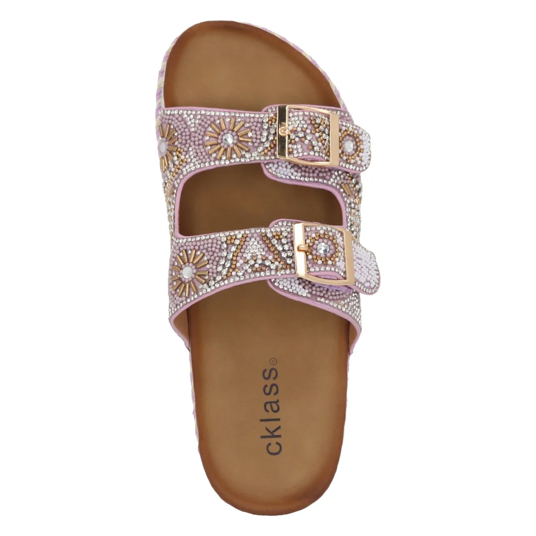 SANDALIA DE PLATAFORMA MULTICOLOR CON HEBILLAS 71744 - Image 6