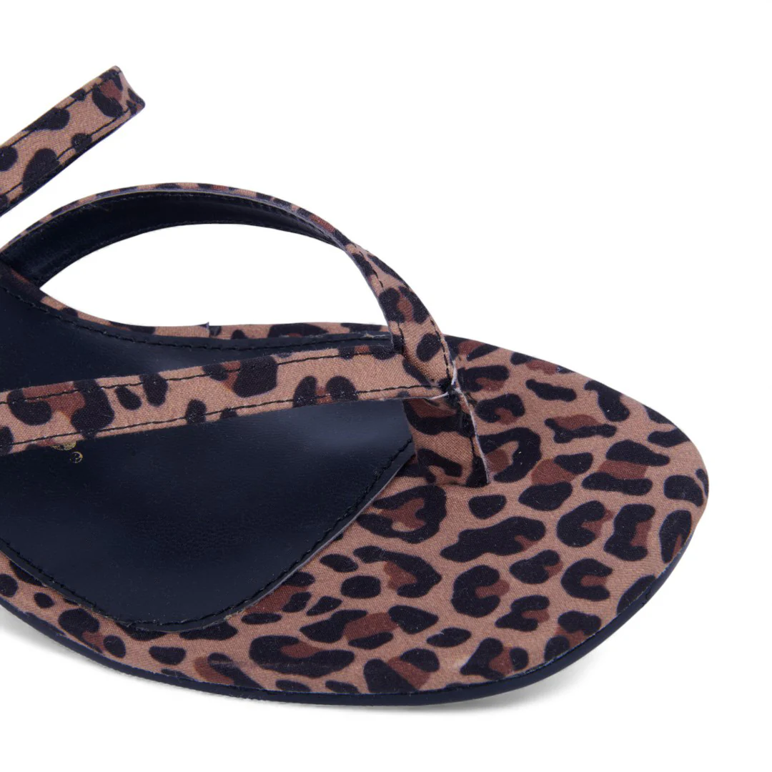 SANDALIA DE TACÓN ANIMAL PRINT DESTALONADO 21558 - Image 6