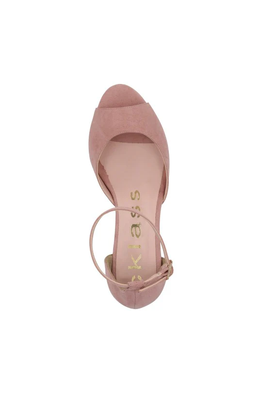 SANDALIA MEDIA PLATAFORMA ROSA CON PULSERA 03249 - Image 5