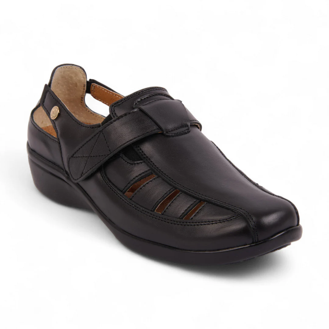 SANDALIA PISO NEGRO CONTACTEL 24031