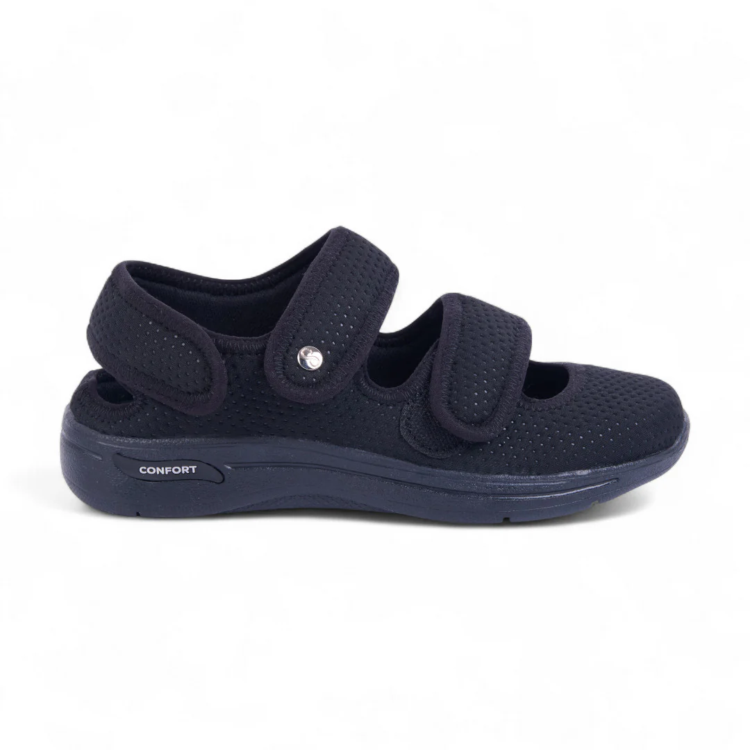 SANDALIA PLATAFORMA NEGRO CONTACTEL 67714 - Image 2
