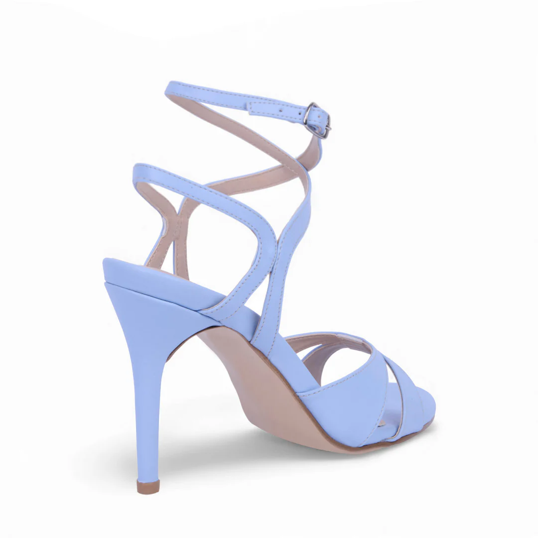 SANDALIA TACÓN AZUL CON PULSERA 36818 - Image 3