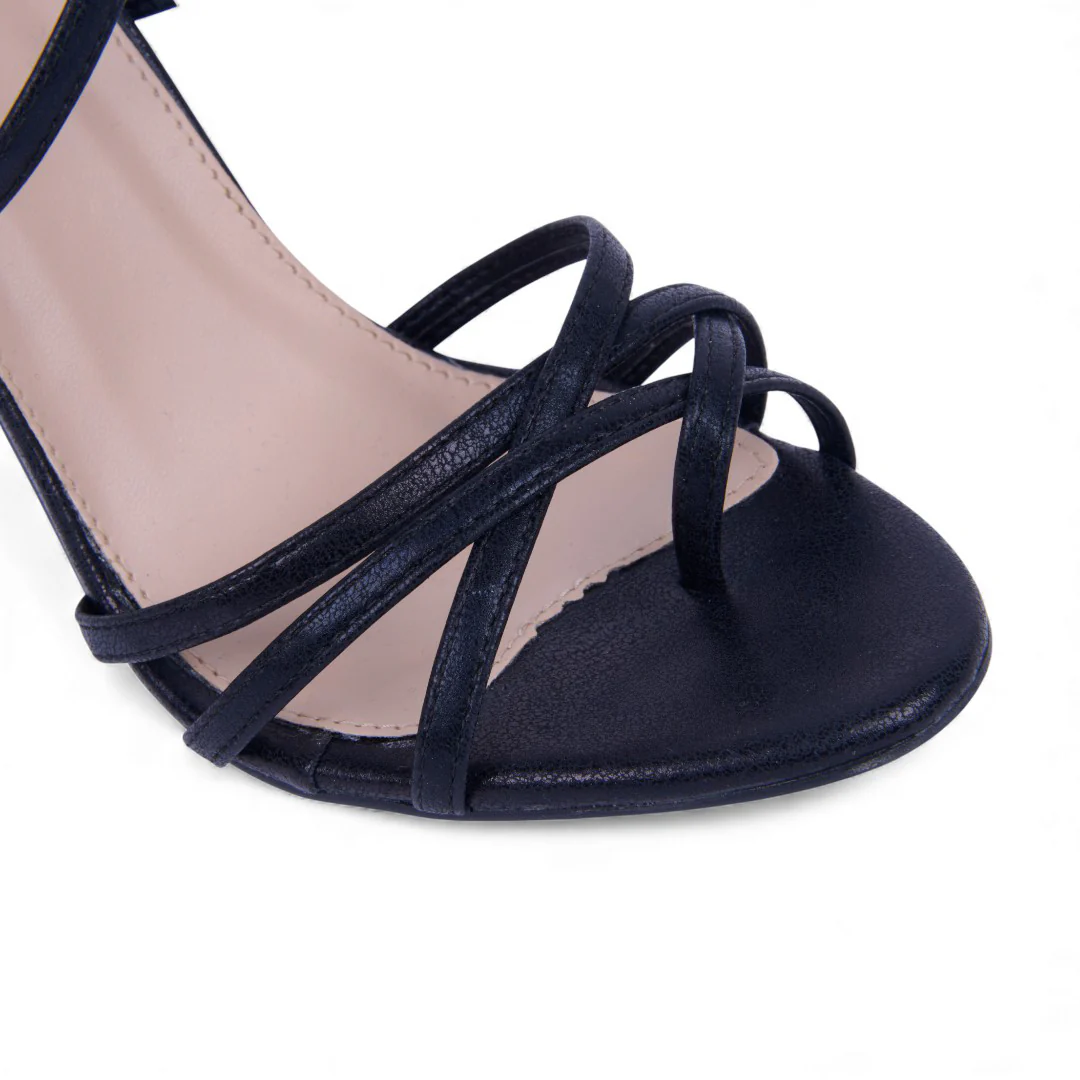 SANDALIA TACÓN NEGRO CON TIRAS 05139 - Image 6
