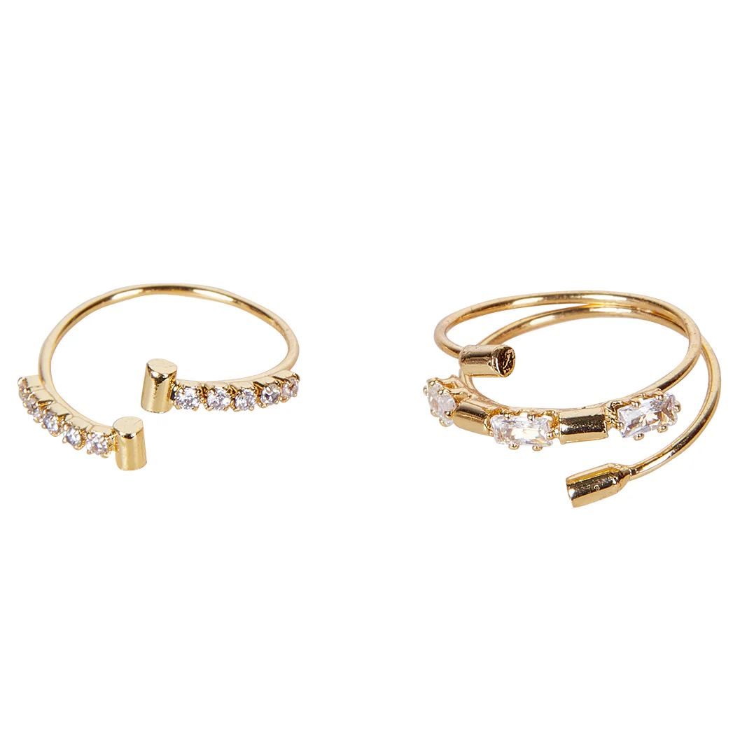SET DE 2 ANILLOS BRILLOS 88885 - Image 9