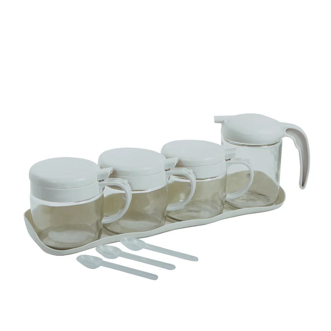SET DE RECIPIENTES BEIGE 81950