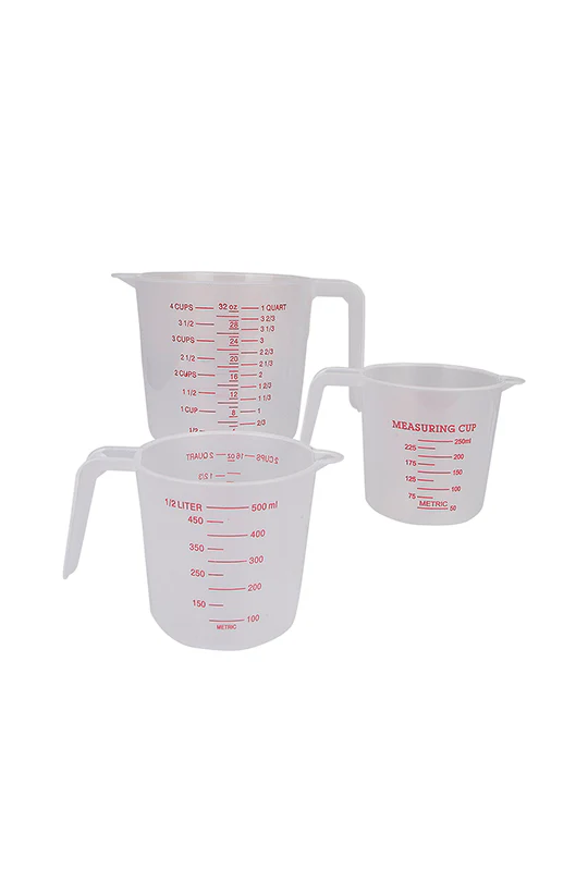 SET DE TAZAS MEDIDORAS BLANCO 81492