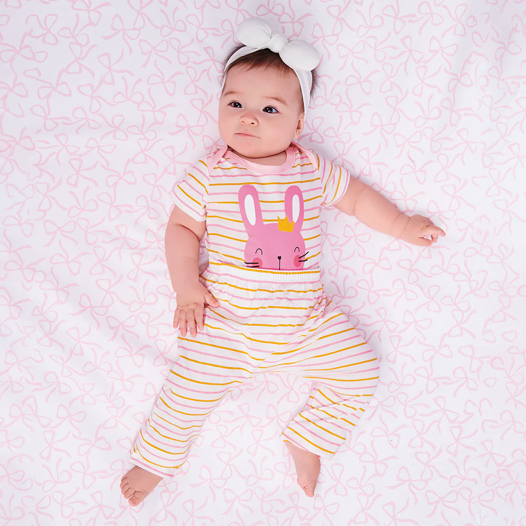SET PAÑALEROS ESTAMPADOS CONEJOS MULTICOLOR 99582