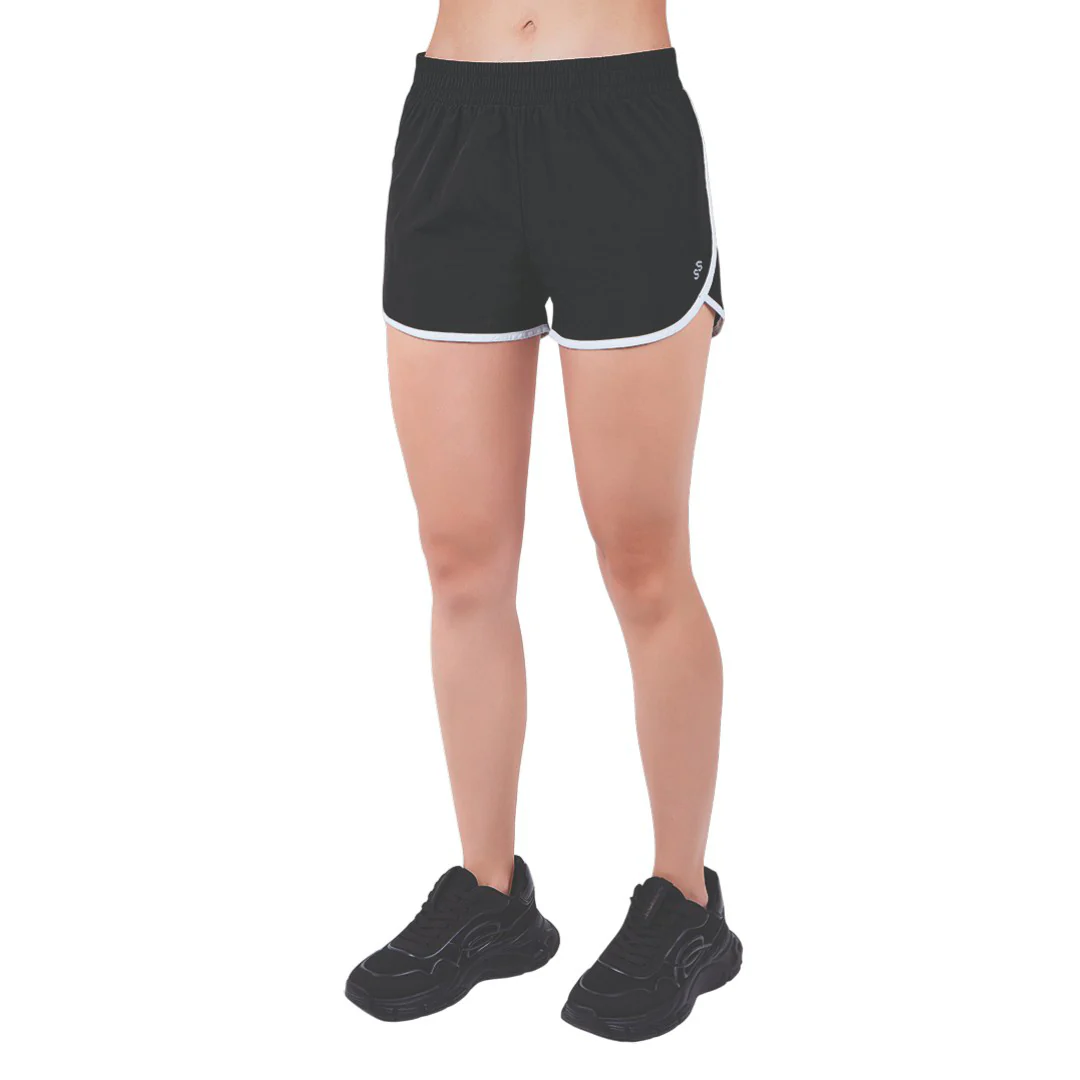 SHORT NEGRO CONTRASTE 80162