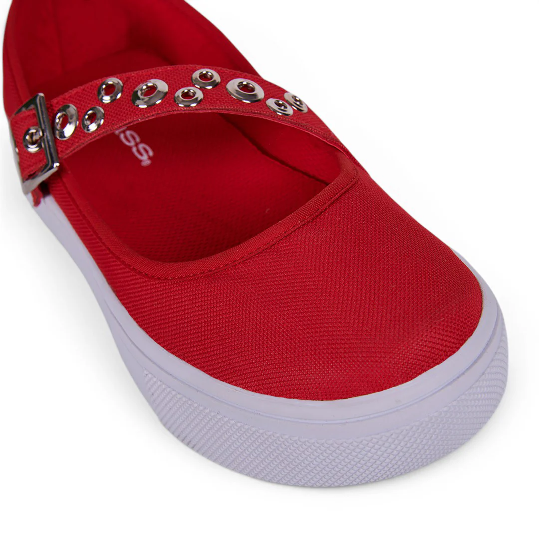 SNEAKERINA CON HEBILLA ROJO 35751 - Image 6