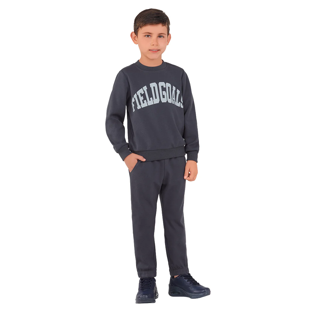 SUDADERA STAMPADA GRIS 96470